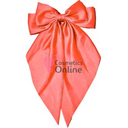 Accesoriu pentru decor par cu Fundita din satin si clema metalica TRD043UU Corai